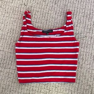 Pacsun cropped stripped tank
